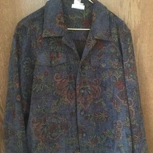 Coldwater Creek Brocade Jacket